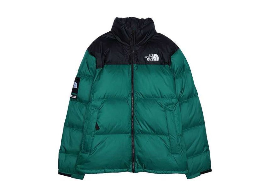 Supreme The North Face Nuptse Jacket Green