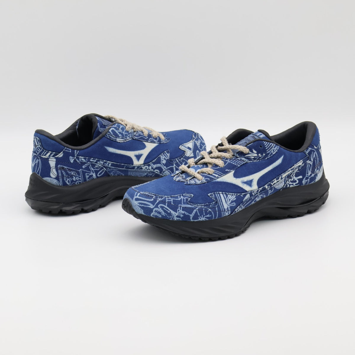 D1GD244101 Buaisou Mizuno Wave Rider Î² Mugen blue White (Men's)