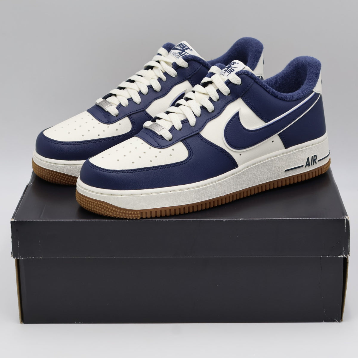 DQ7659-101 Nike Air Force 1 Low College Pack Navy White (Men's)