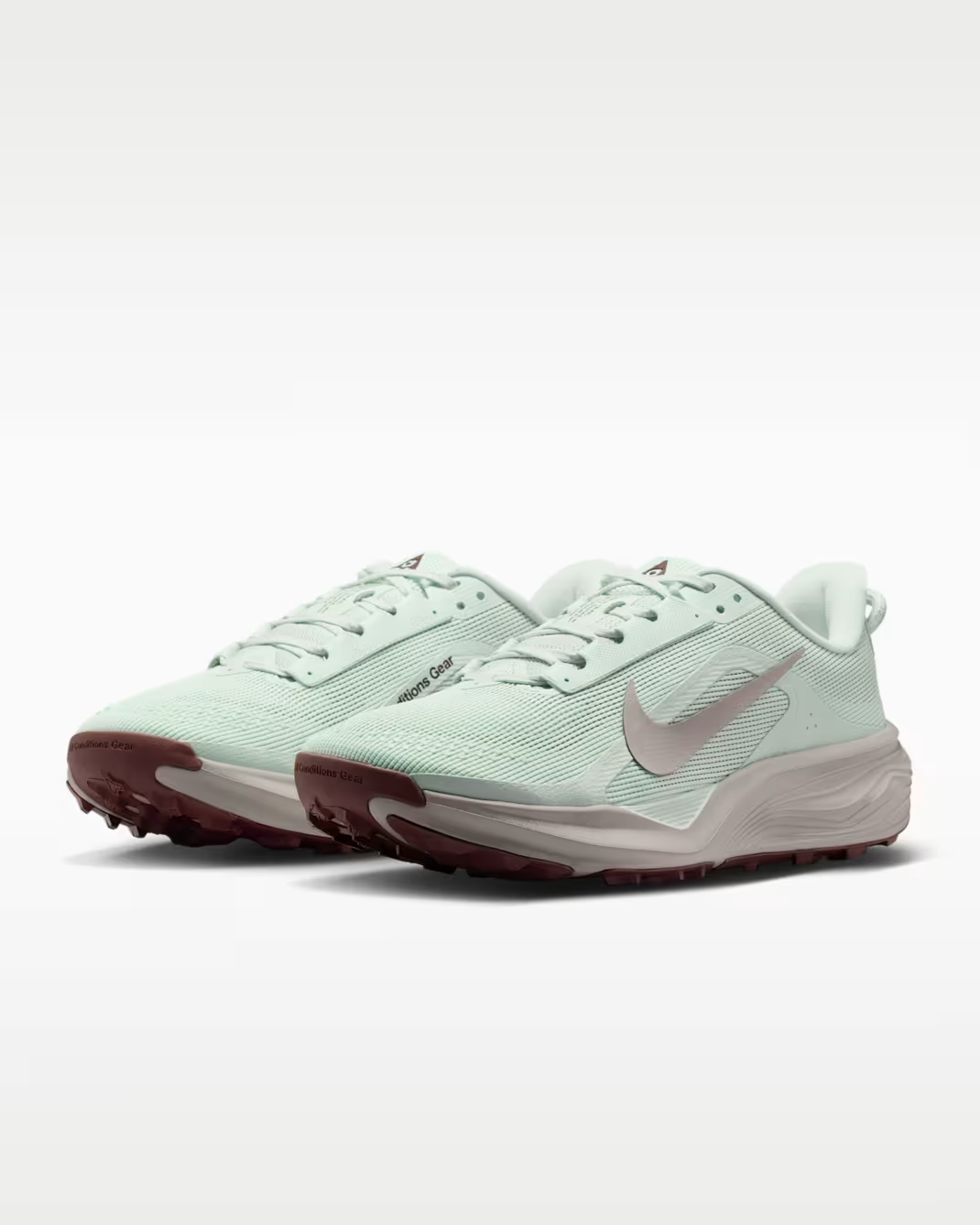 HV8121-302 Nike ACG Pegasus Trail "Barely Green/Silver Lilaclight Bone"(Women's)