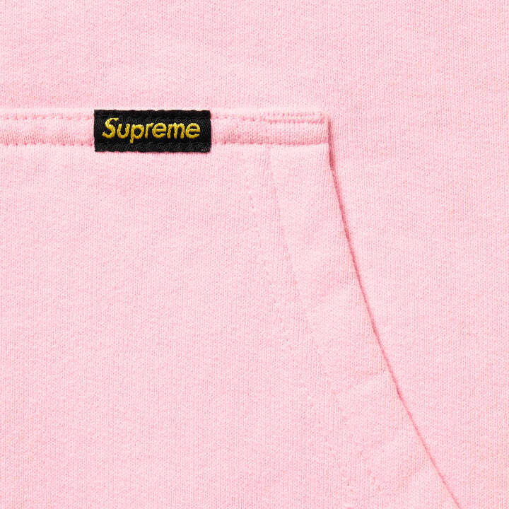 Supreme Work Zip Up Hooded Sweatshirt Pink