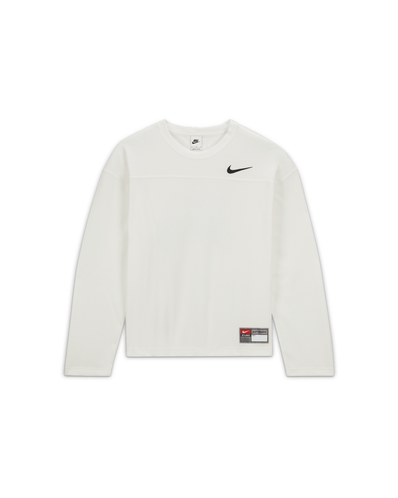 Nike Stussy Long Sleeve Top White