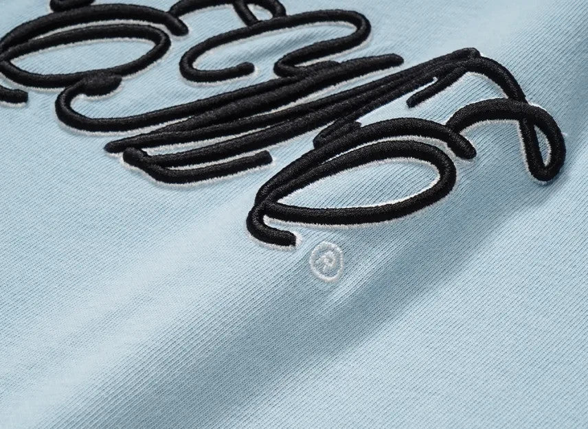 Supreme Raised Script S/S Top "Light Blue"