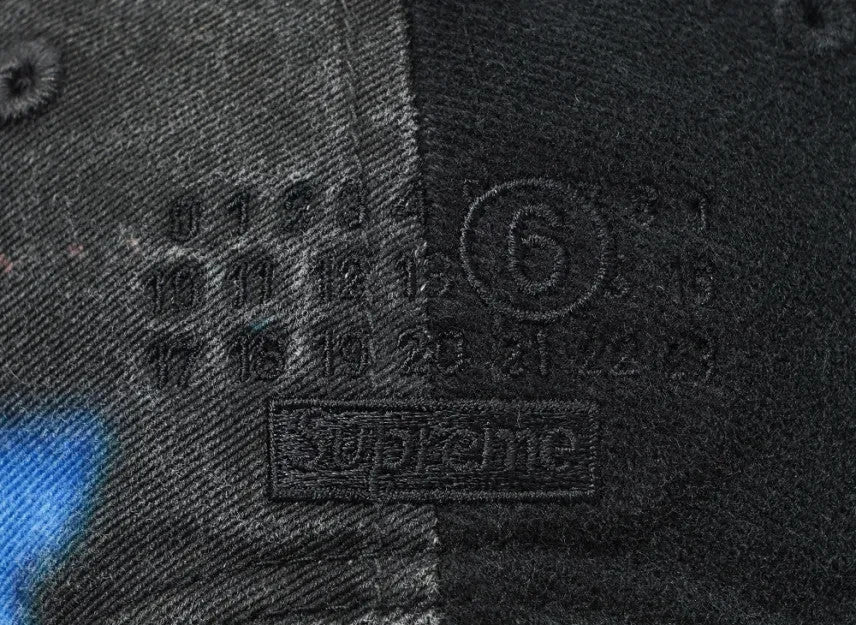 Supreme x MM6 Maison Margiela Split 6-Panel "Black"