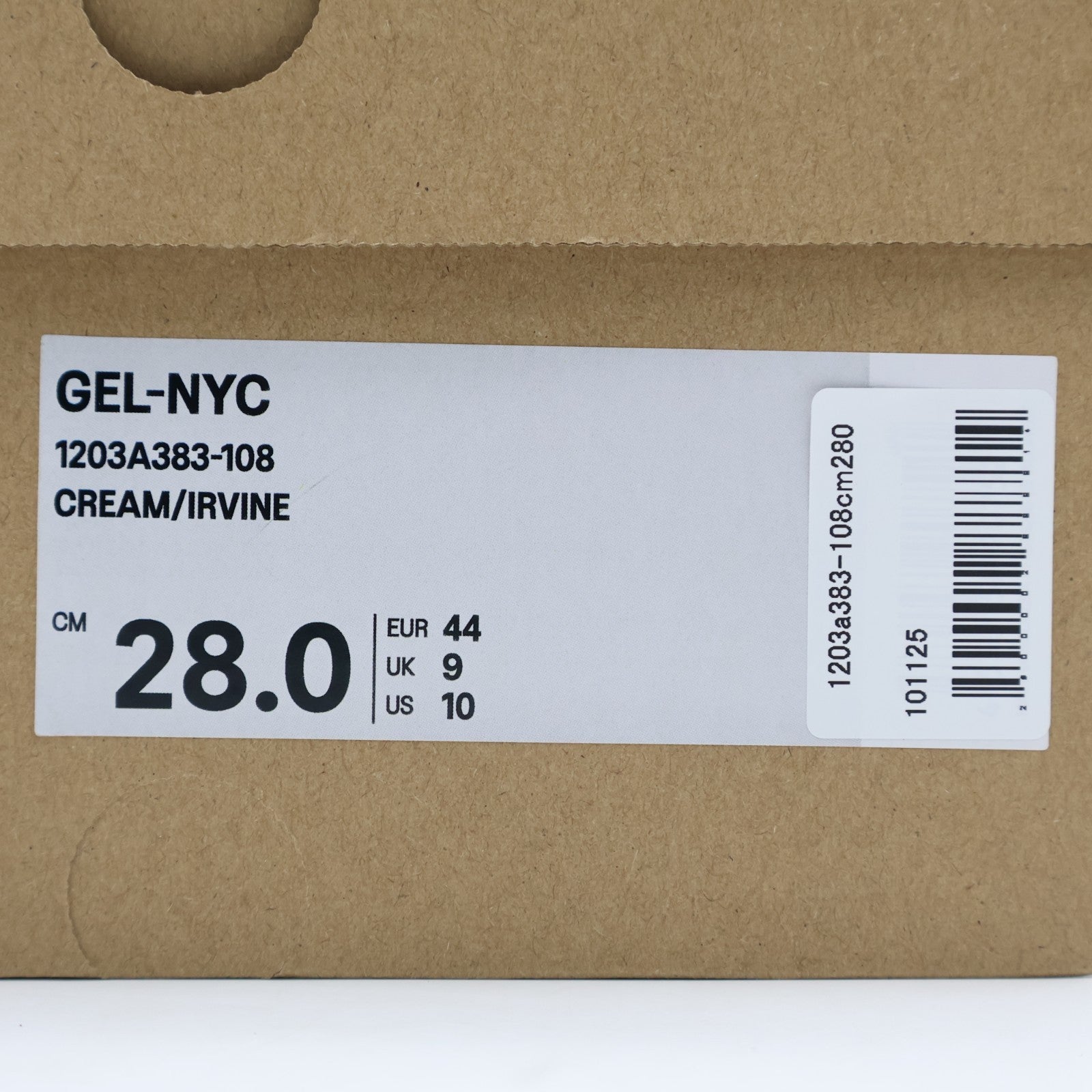1203A383-108 Asics Gel-NYC Cream Irvine (Men's)