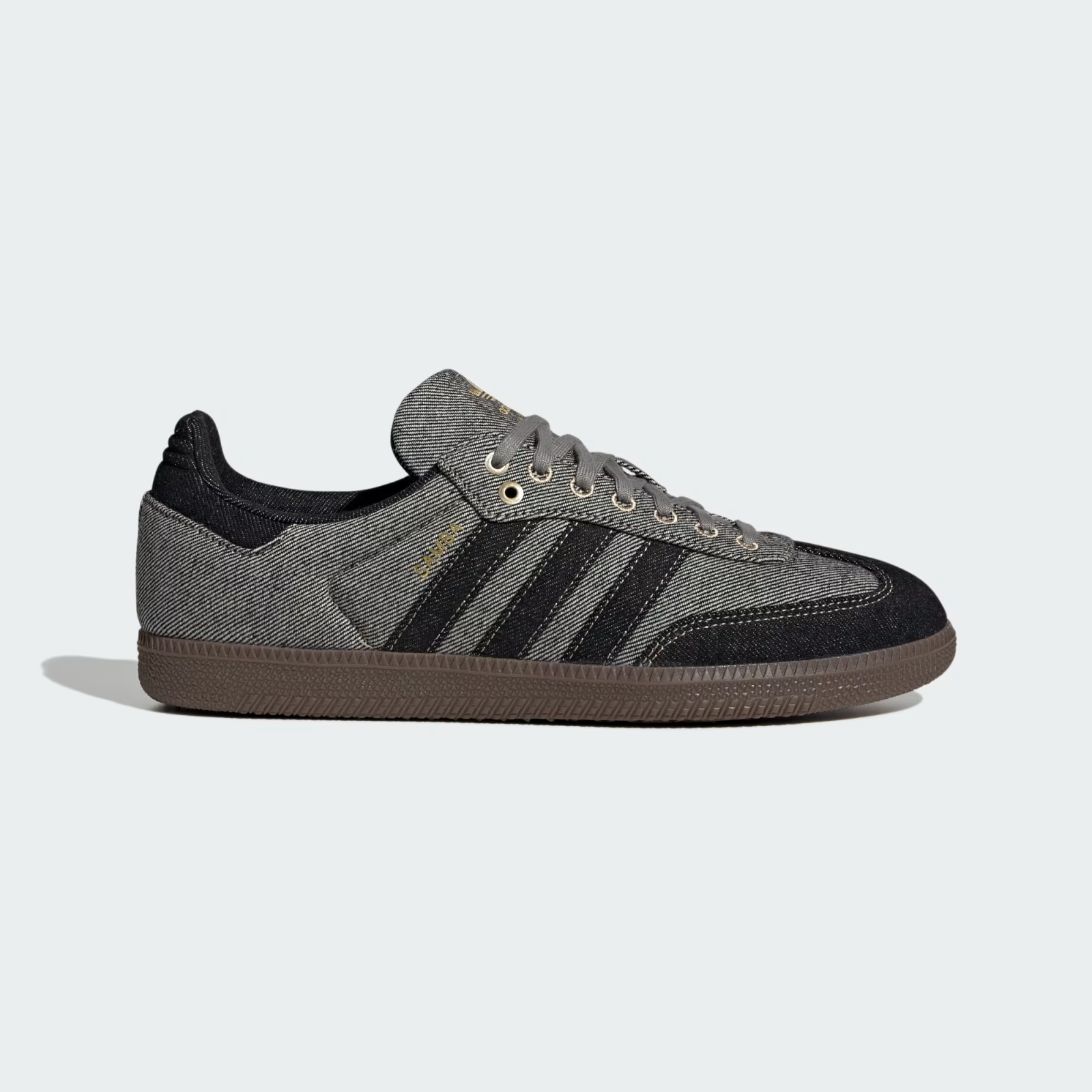 KJ8859 adidas Originals Samba OG Grey Core Black Gum (Men's)