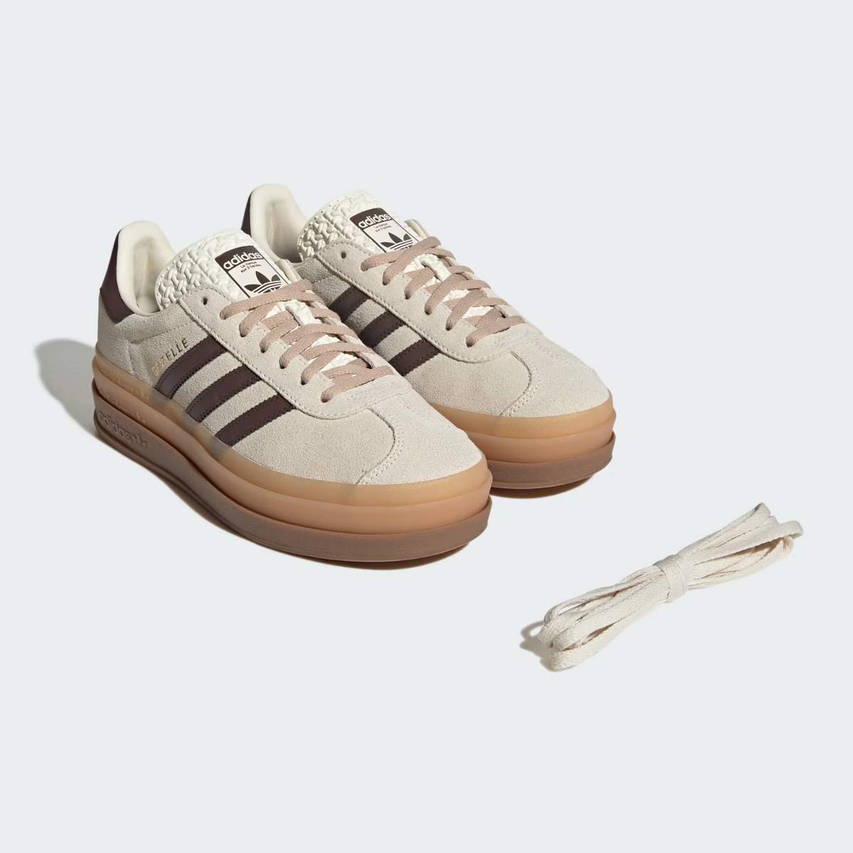 JR7522 adidas Originals Gazelle Bold Cream White Auburn Gum M2 (Men's)