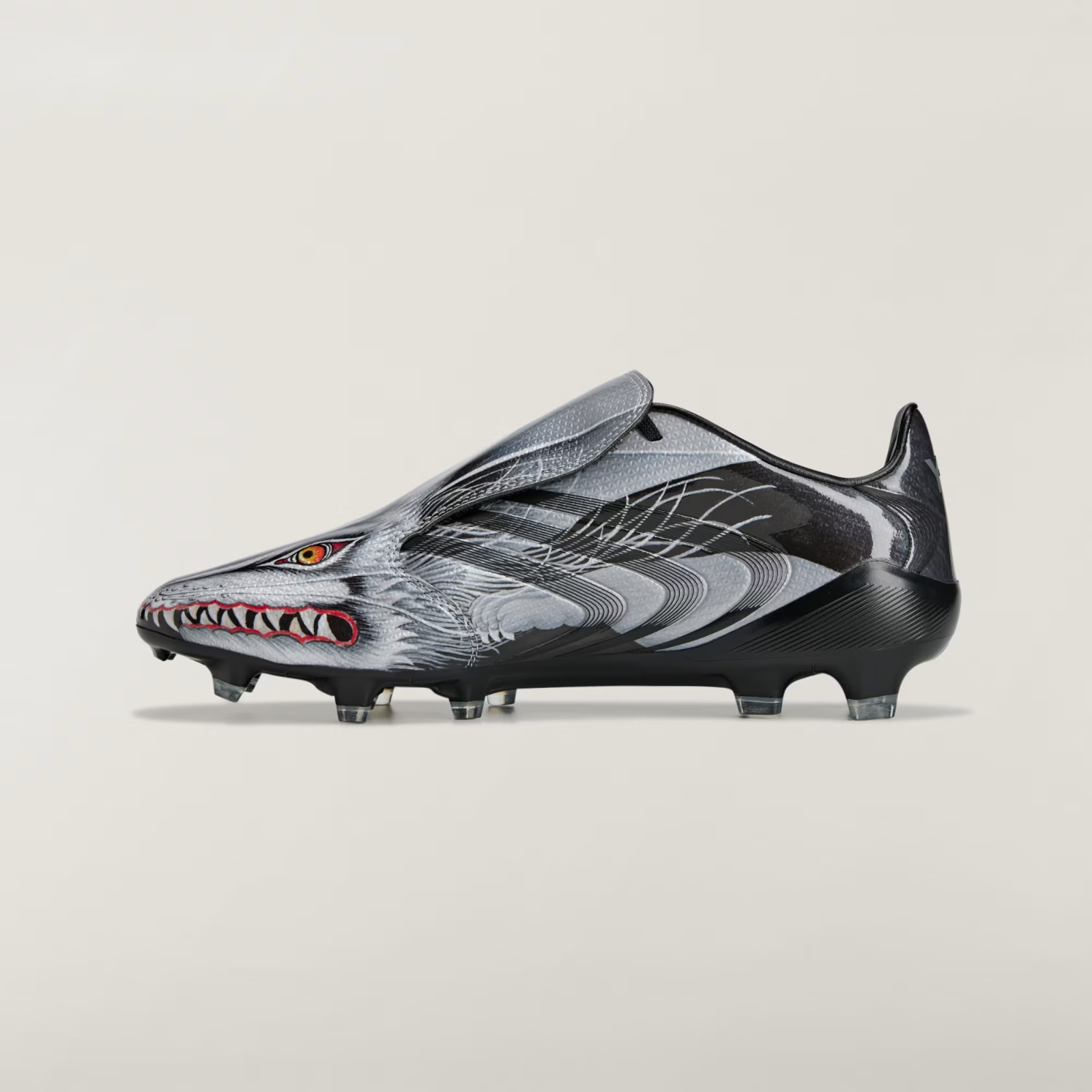 KJ6541 adidas Y-3 F50 Tunit FG Silver Metallic Black Grey Three (Men's)