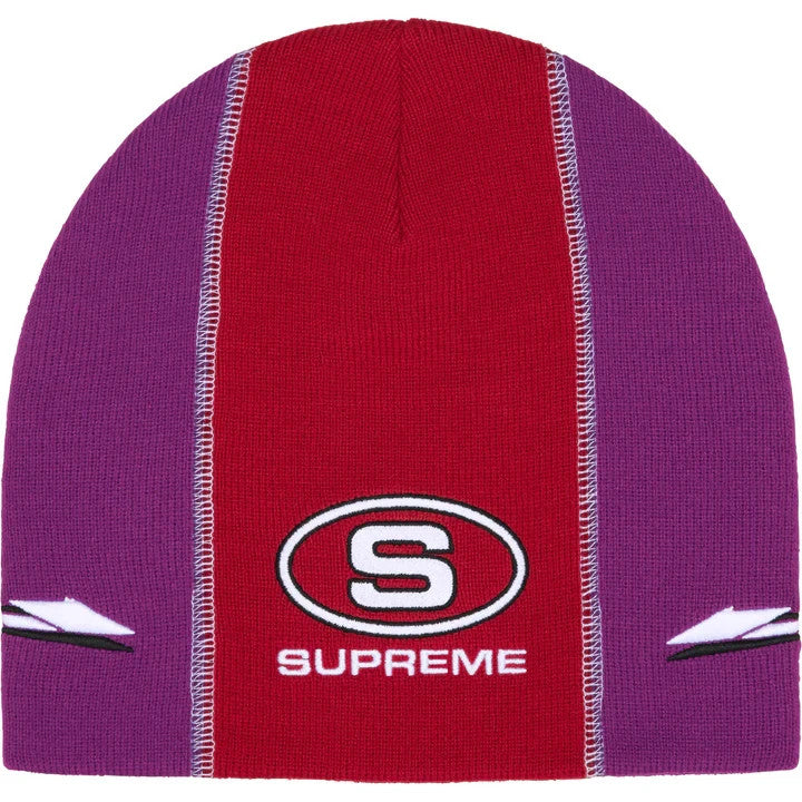Supreme Racing Panel Beanie Purple