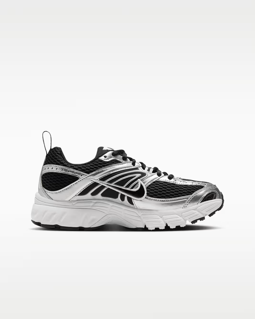 IQ9430-007 Nike GS Air Max Moto 2K "Black/Metallic Silver"