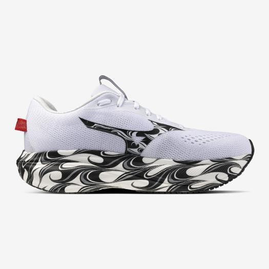 J1GU262381 Mizuno Wave Rider 30 "White/Black/Red"