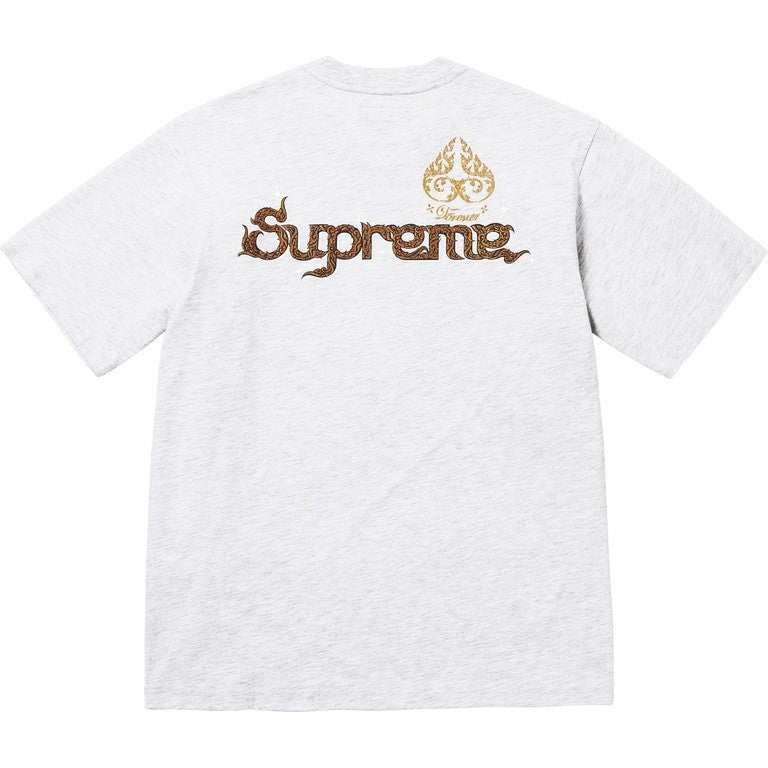 Supreme Peacock S/S Top Ash Grey
