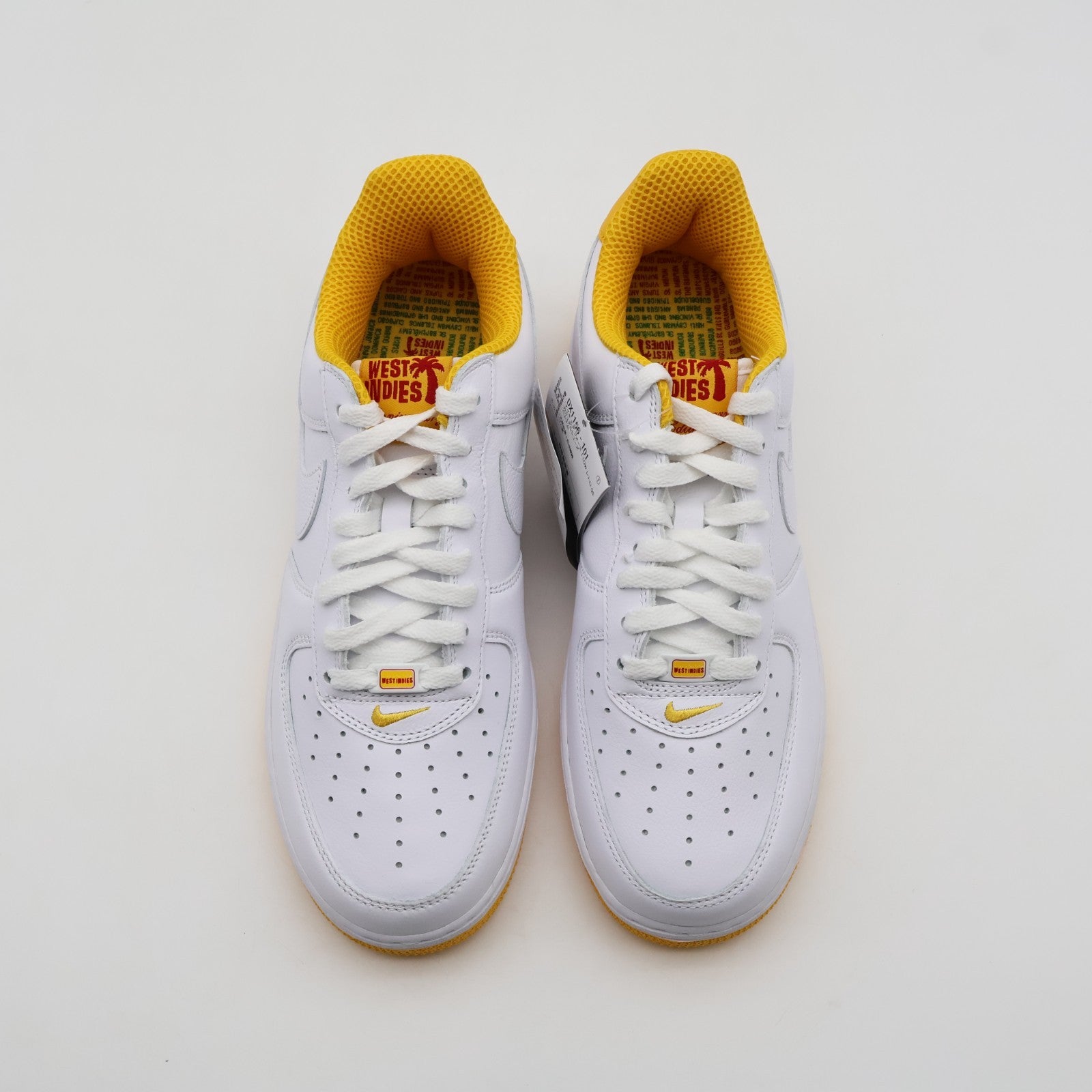 DX1156-101 Nike Air Force 1 Low West Indies White University Gold (Men's)