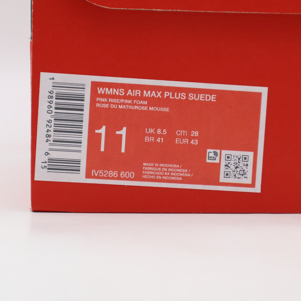 IV5286-600 Nike Air Max Plus "Pink Rise/Summit White" (Women's)