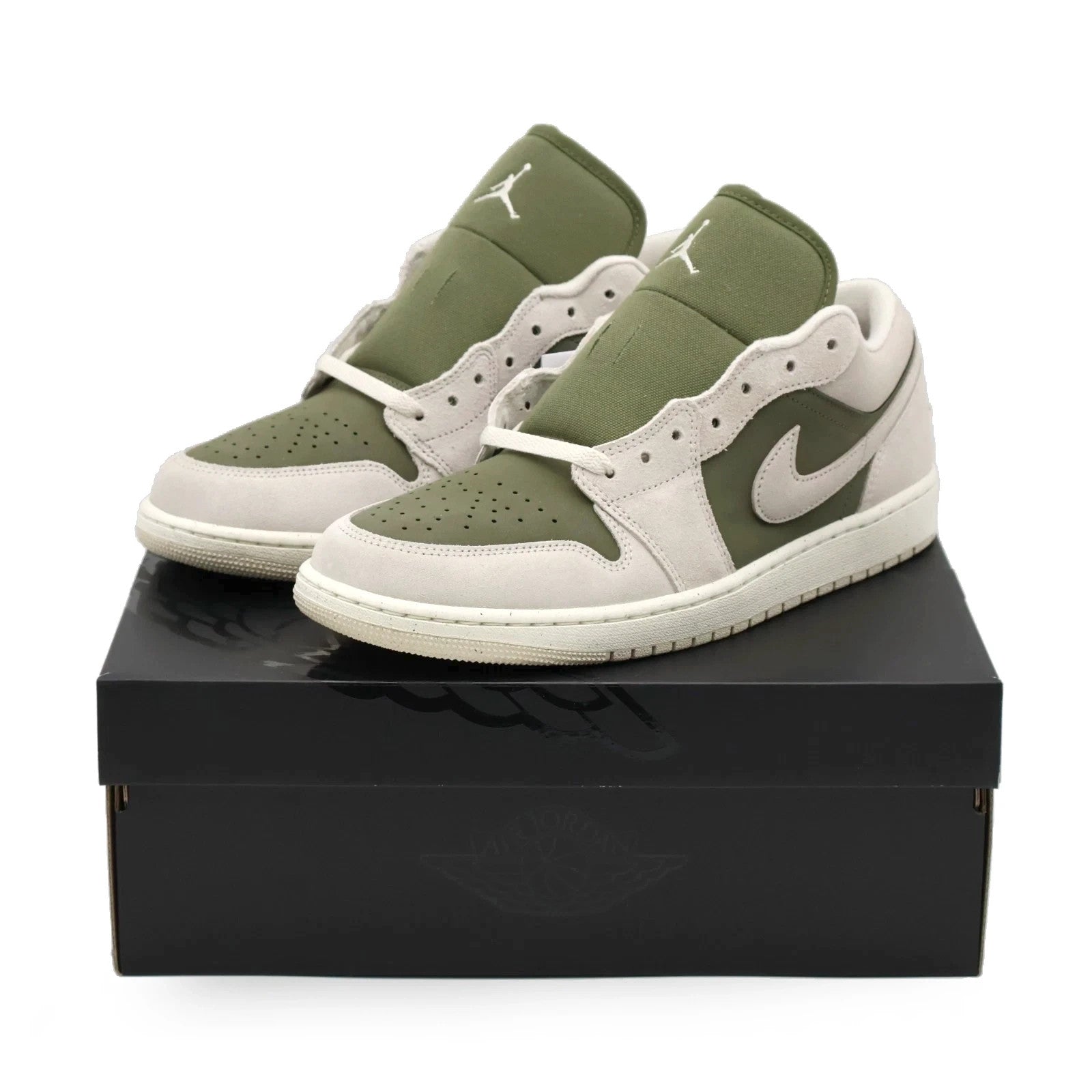 HV4089-201 Nike Air Jordan 1 Low SE Medium Olive (Men's)