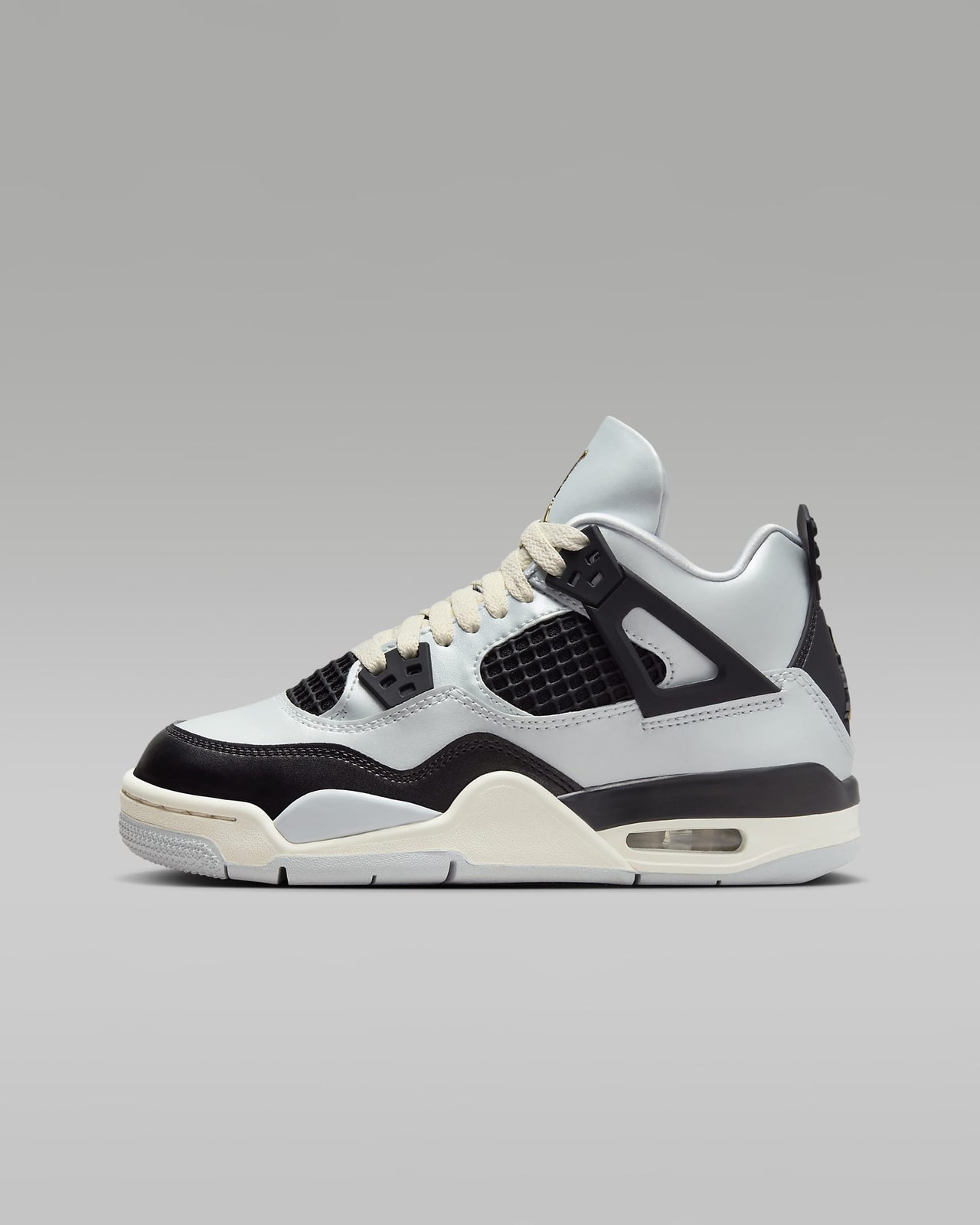 FZ8585-070 Nike GS Air Jordan 4 Retro Pure Platinum