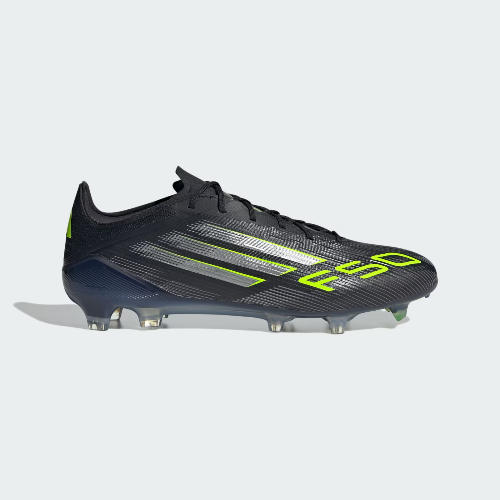 JH7616 adidas F50 Elite Firm Ground Boots Core Black Iron Metallic  (Men's)