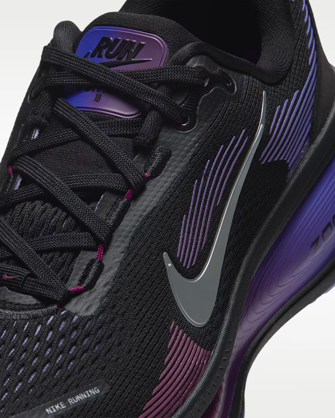 HM6804-014 Nike Vomero 18 "Black/Persian Violet" (Women's)