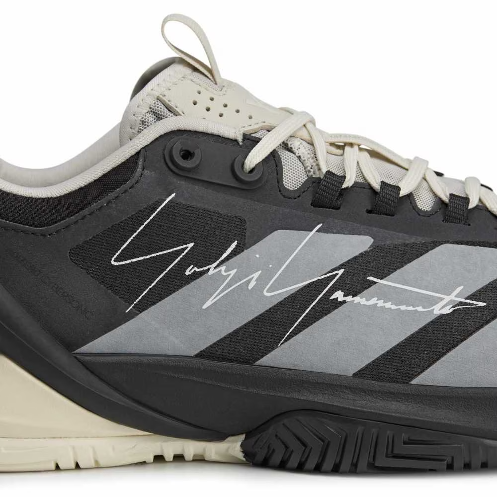 JR4348 adidas Y-3 Adizero Cybersonic 2 Tennis Black Orbit Grey (Men's)