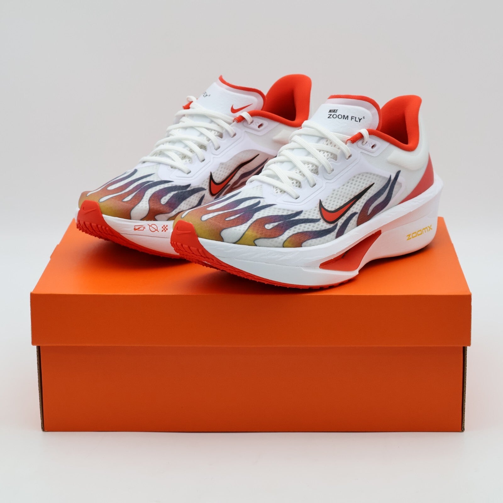 HQ3498-100 Nike Zoom Fly 6 PRM White Black University Red Habanero Red (Men's)