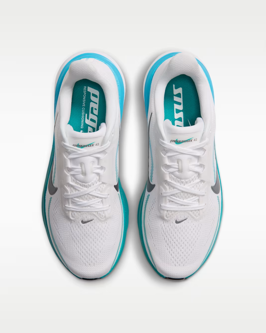 IB1881-104 Nike Pegasus 42 "White/Baltic Blue" (Women's)