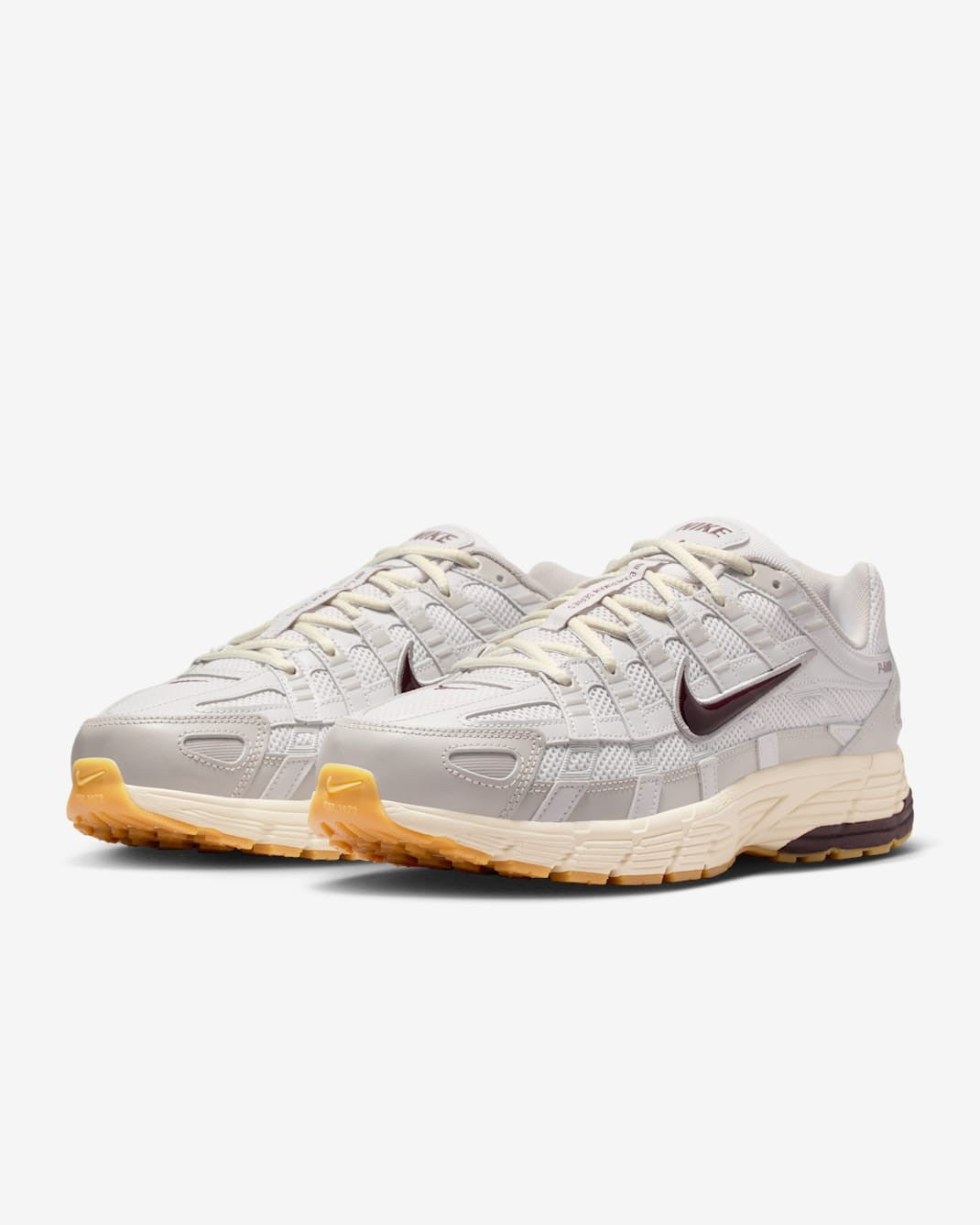 CD6404-028 Nike P-6000 College Grey Vast Grey Coconut Milk Burgundy (Men's)