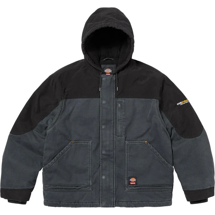 Supreme Dickies Cordura Hooded Work Jacket Black
