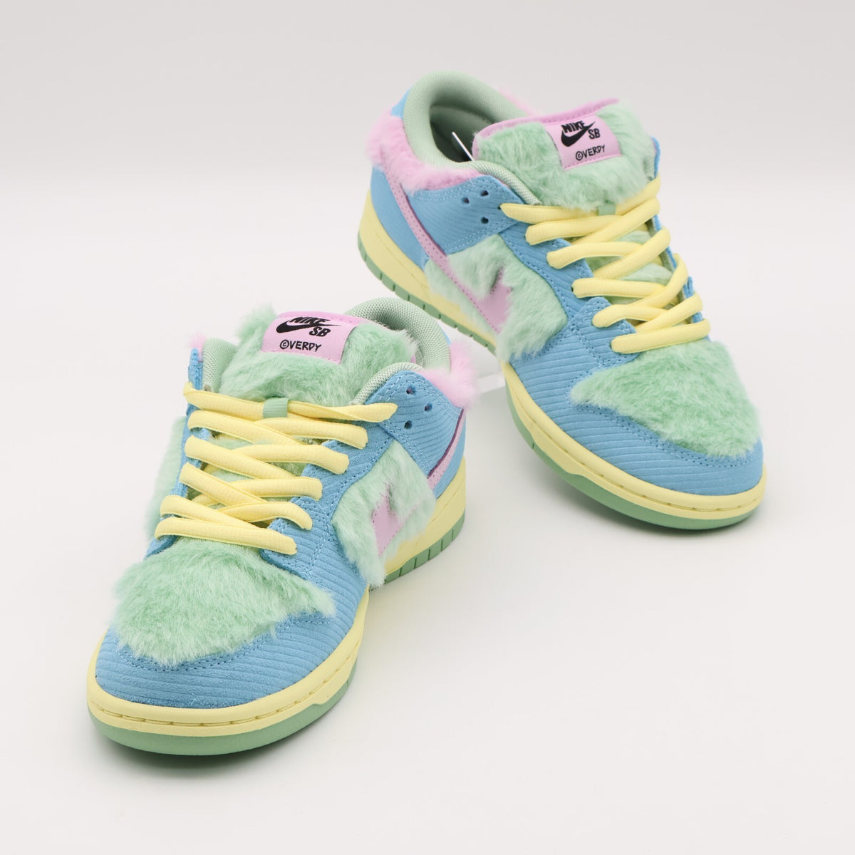 FN6040-400 VERDY Nike SB Dunk Low Pro Visty Blue Gaze and Enamel Green (Men's)