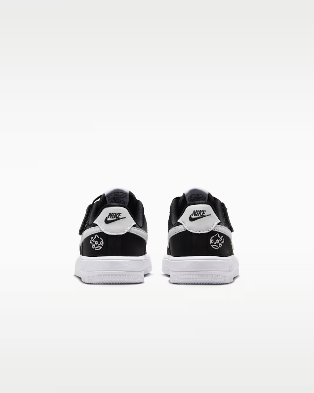 IR1301-001 Nike PS Force 1 Low EasyOn "Black/White" (Men's)
