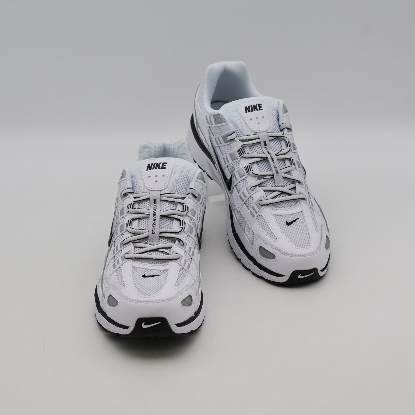 CD6404-107 Nike P-6000 White Metallic Silver Black Black (Men's)