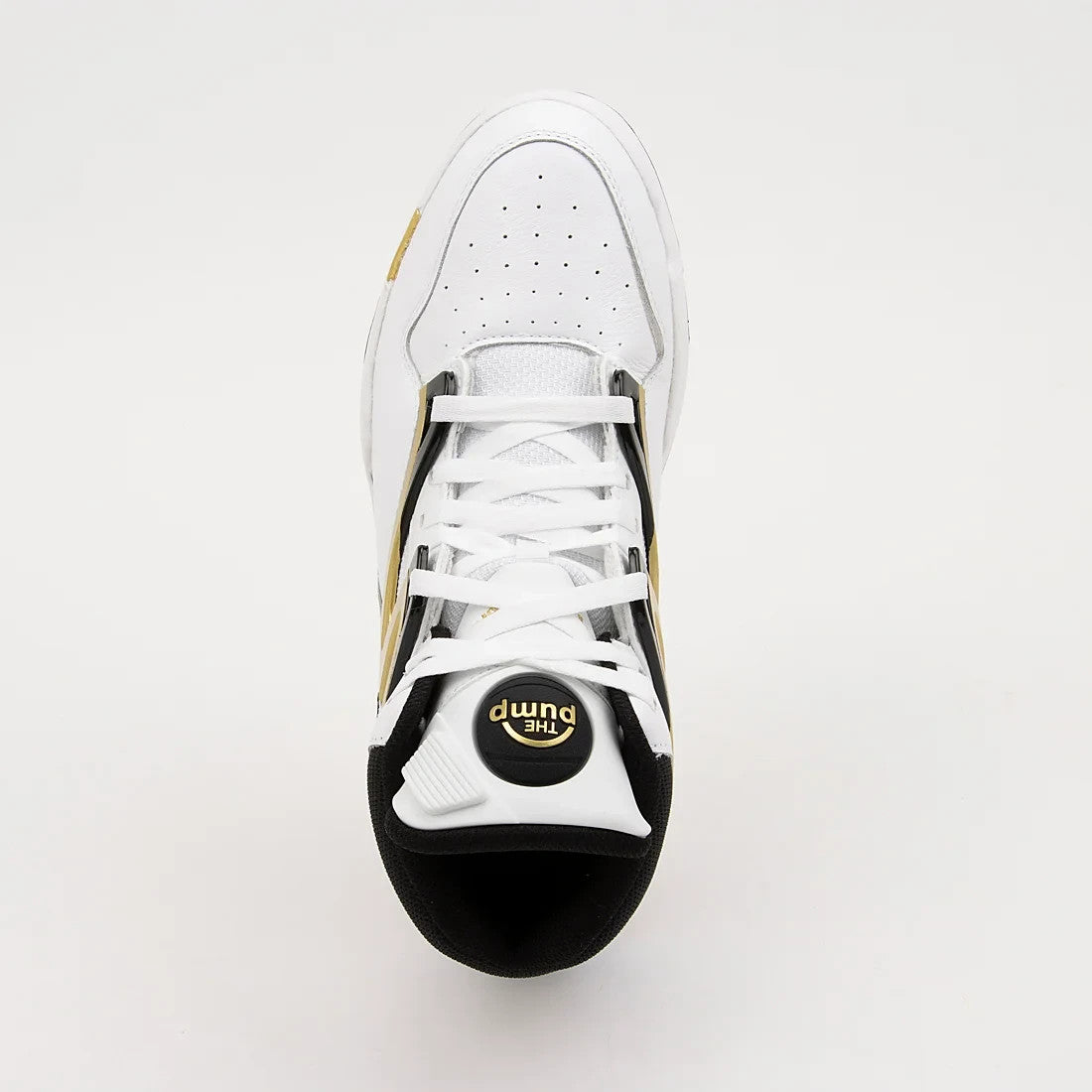 100255529 Reebok Pump Omni Zone 2 White Metallic Gold (Men's)