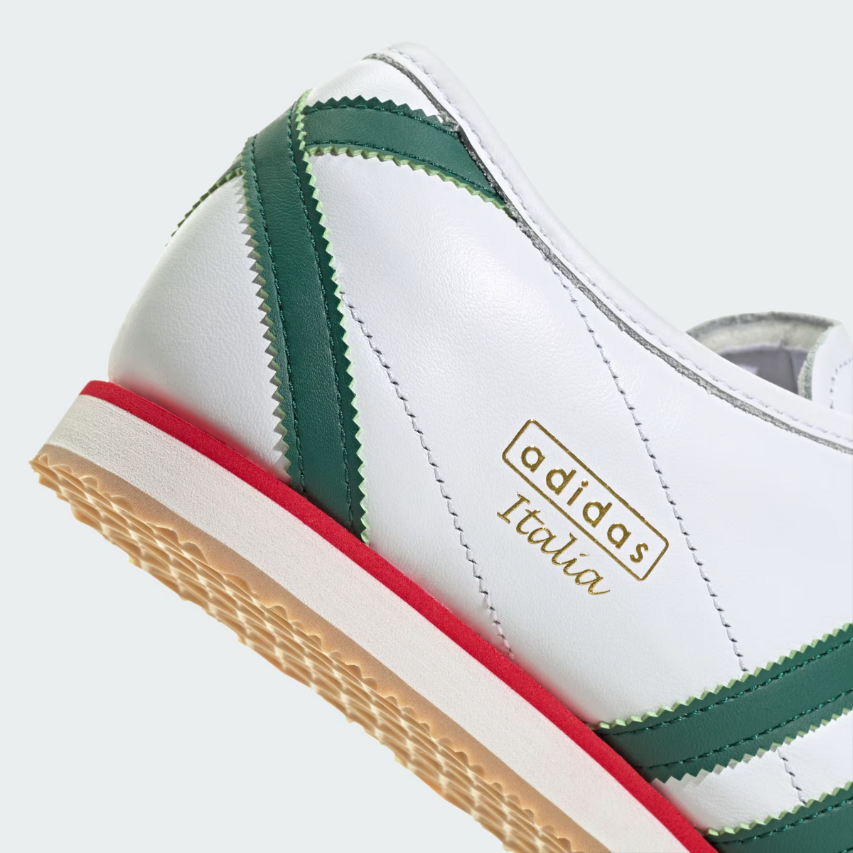 JS1325 adidas Originals Italia 70s Cloud White Collegiate Green Gum (Men's)