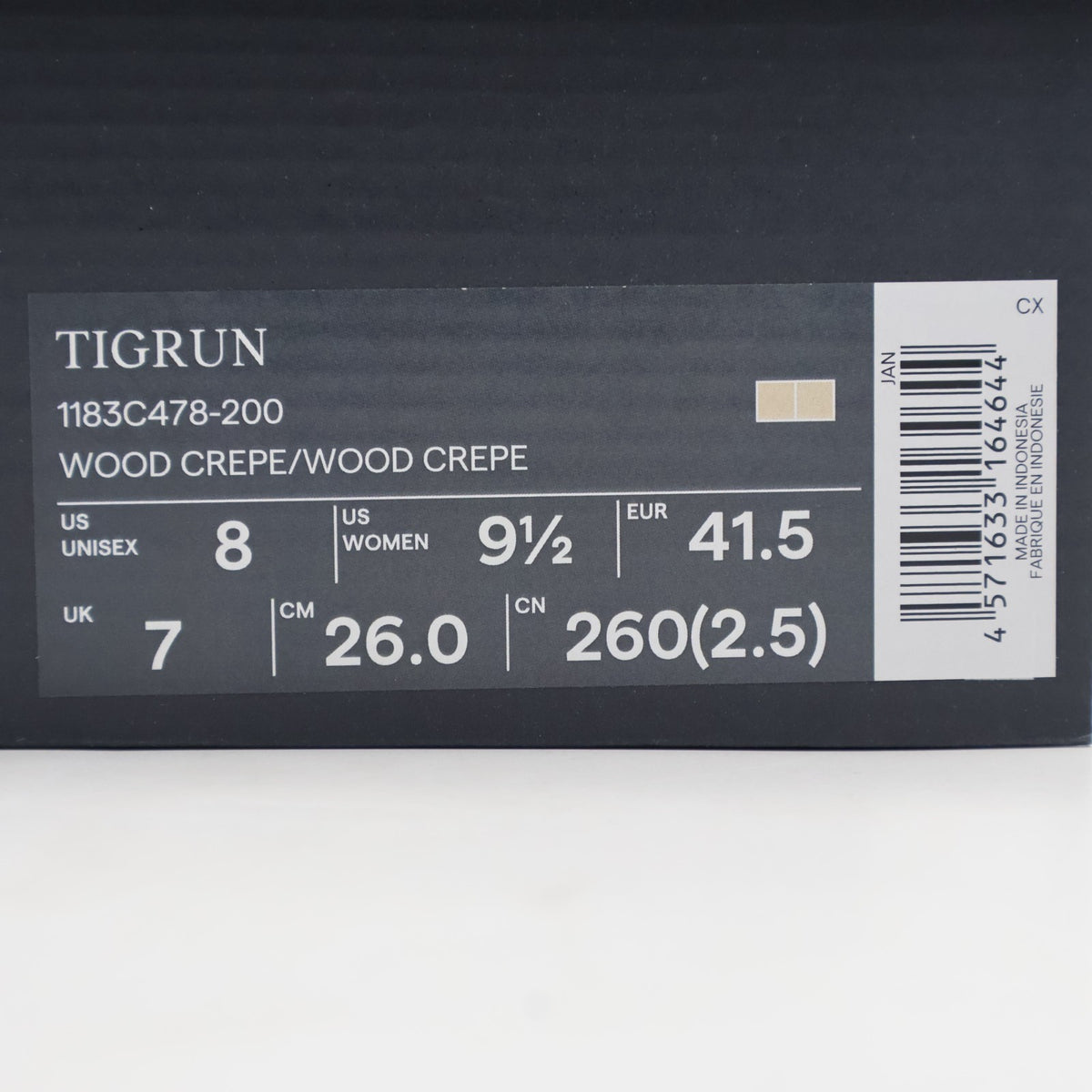 1183C478-200 Onitsuka Tiger Tigrun Wood Crepe (Men's)