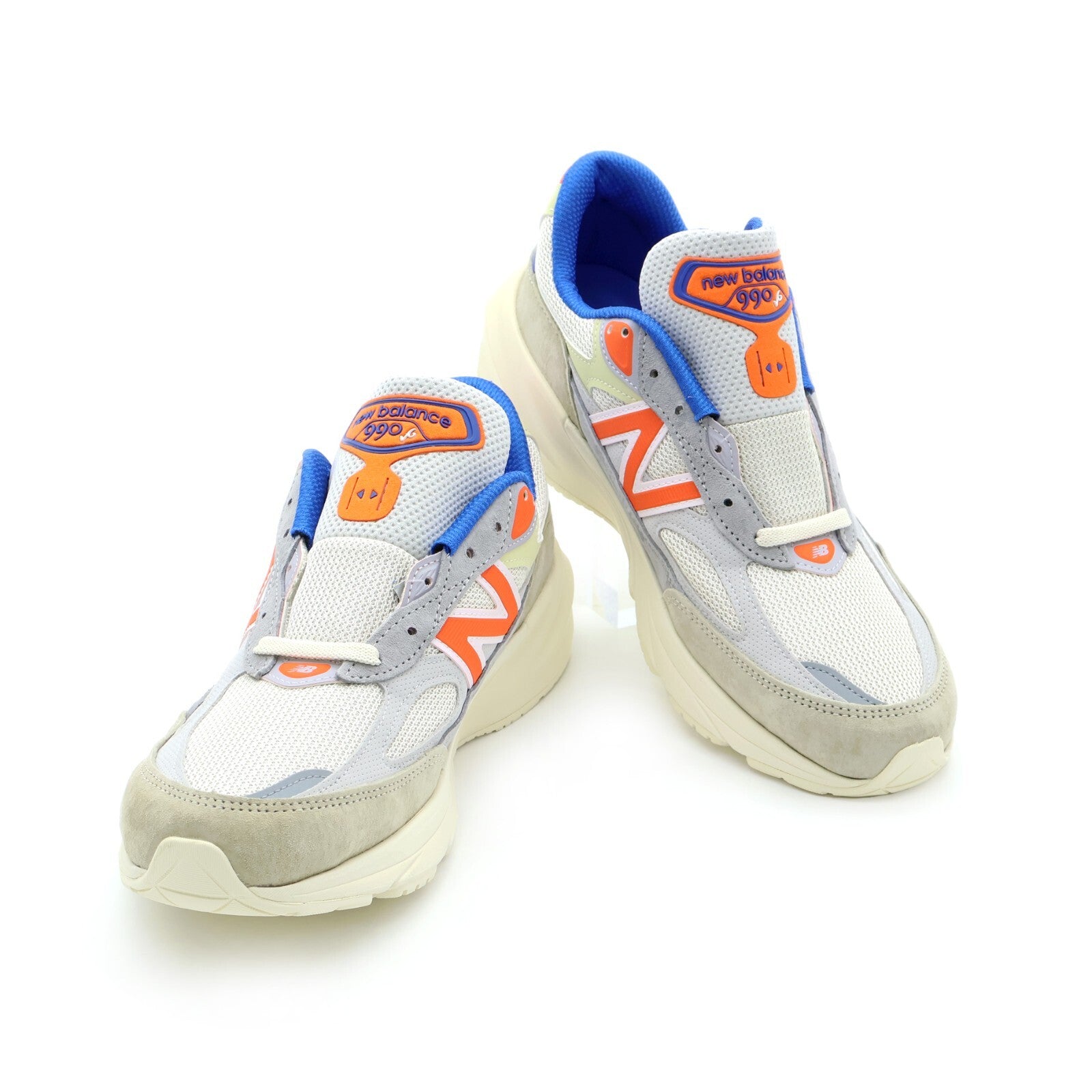 U990KN6 KITH New Balance 990V6 Ronnie Fieg & MSG Antique White Scarlet (Men's)