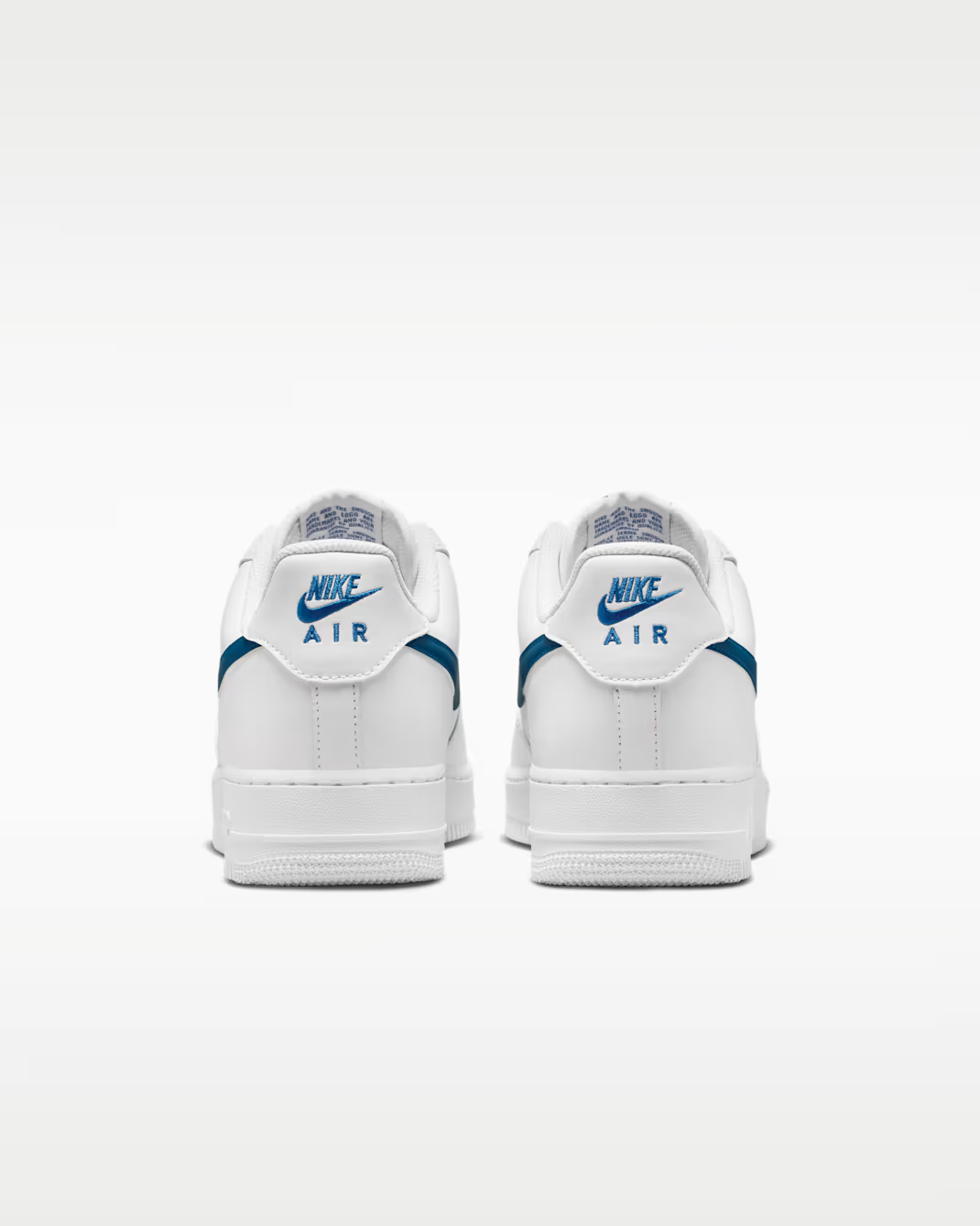 FJ4146-123 Nike Air Force 1 '07 White White Court Blue (Men's)