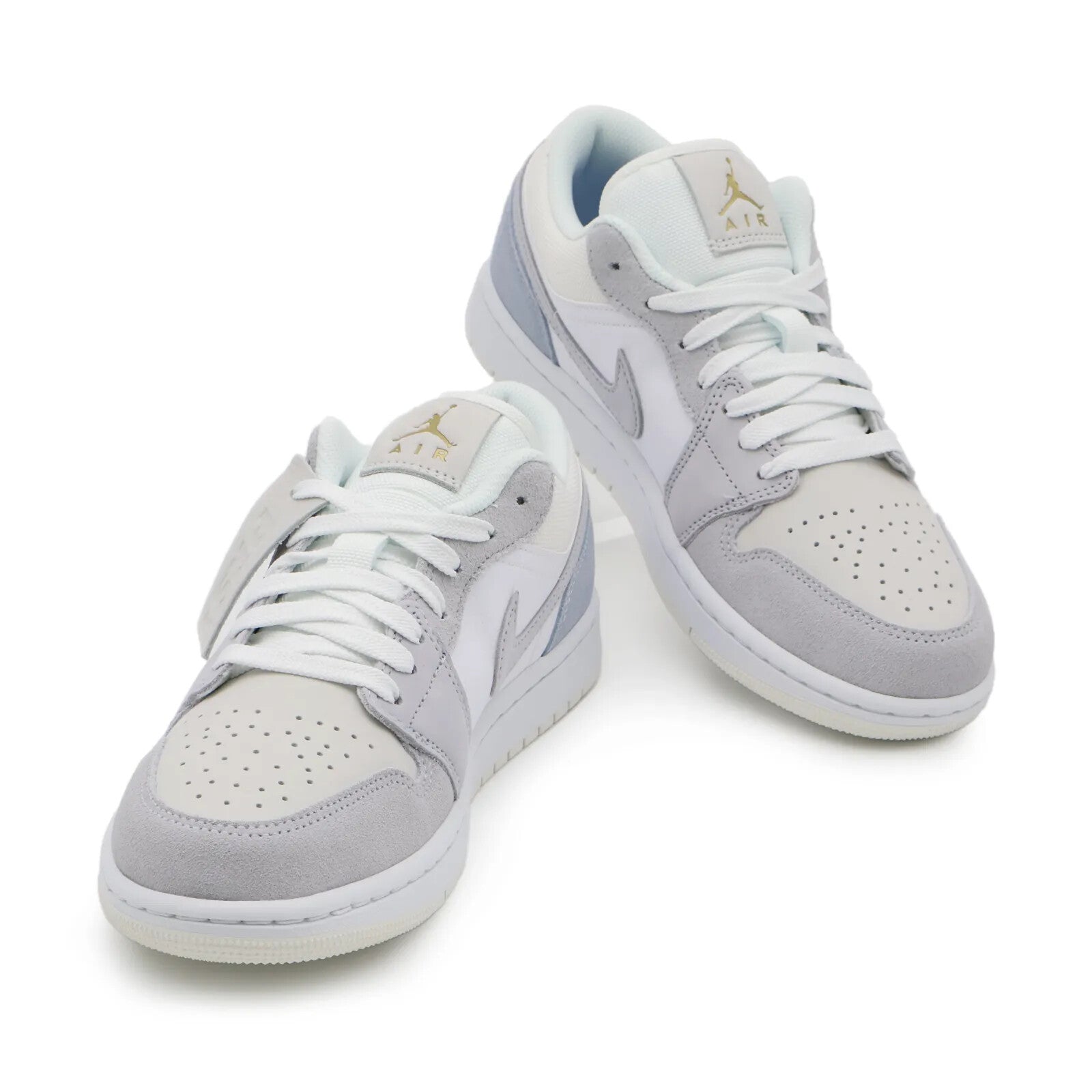 CV3043-100 Nike Air Jordan 1 Low Paris White Sky Football Grey Blue (Men's)