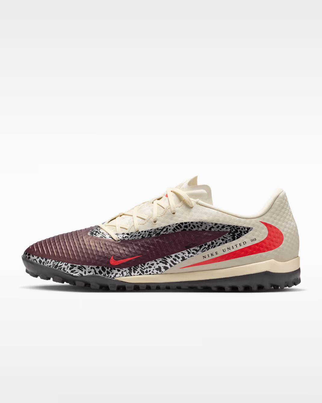 IO8449-661 Nike United Phantom 6 Low Academy Burgundy Crush Fossil (Men's)