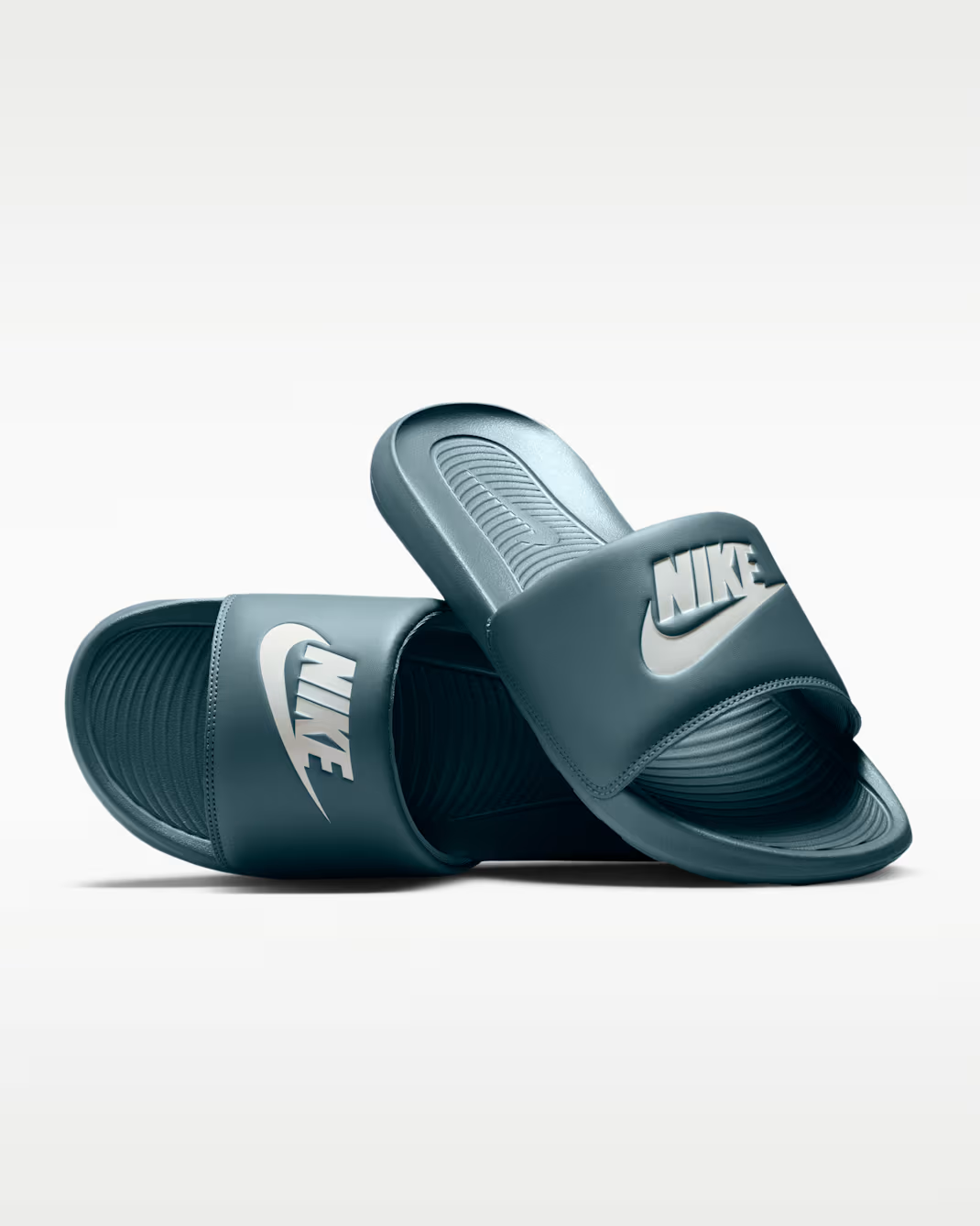 CN9675-304 Nike Victori One Slide Mineral Slate (Men's)