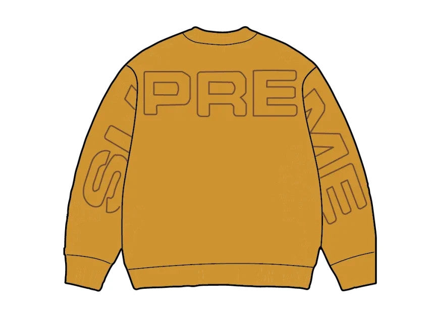 Supreme Pilled Sweater "Gold"
