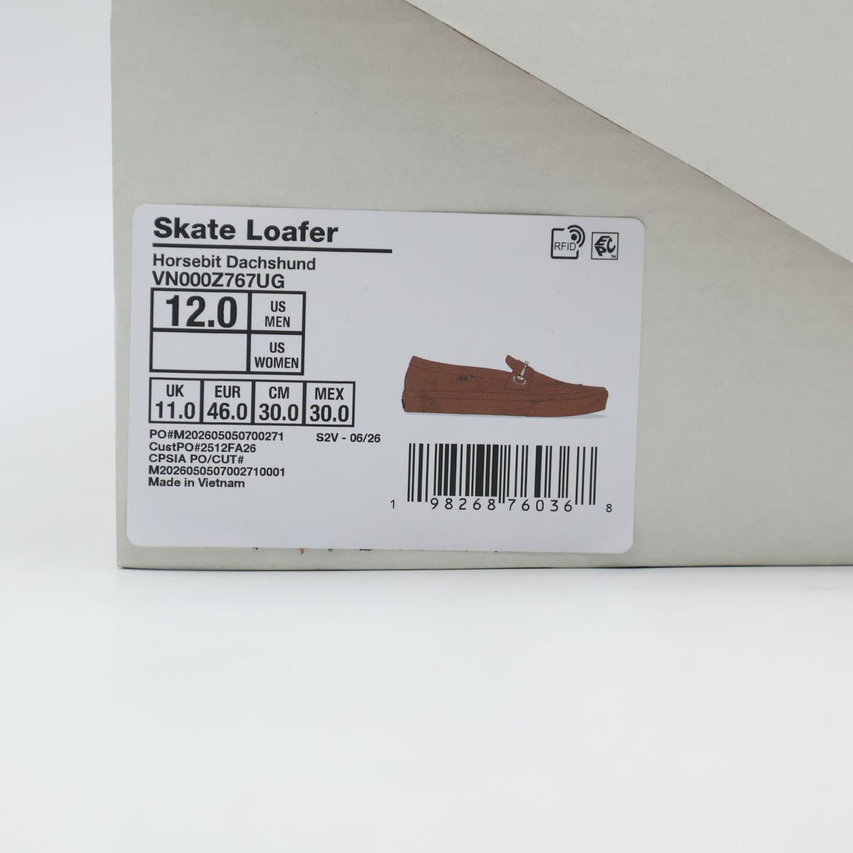 VN000Z767UG Vans SKATE LOAFER (Men's)