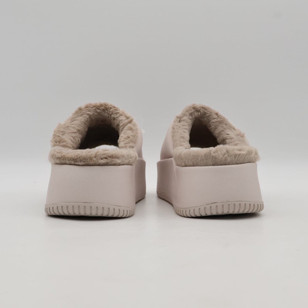 HV8560-600 Nike Calm Elevation Fur Slides Silt Red Malt (Women's)