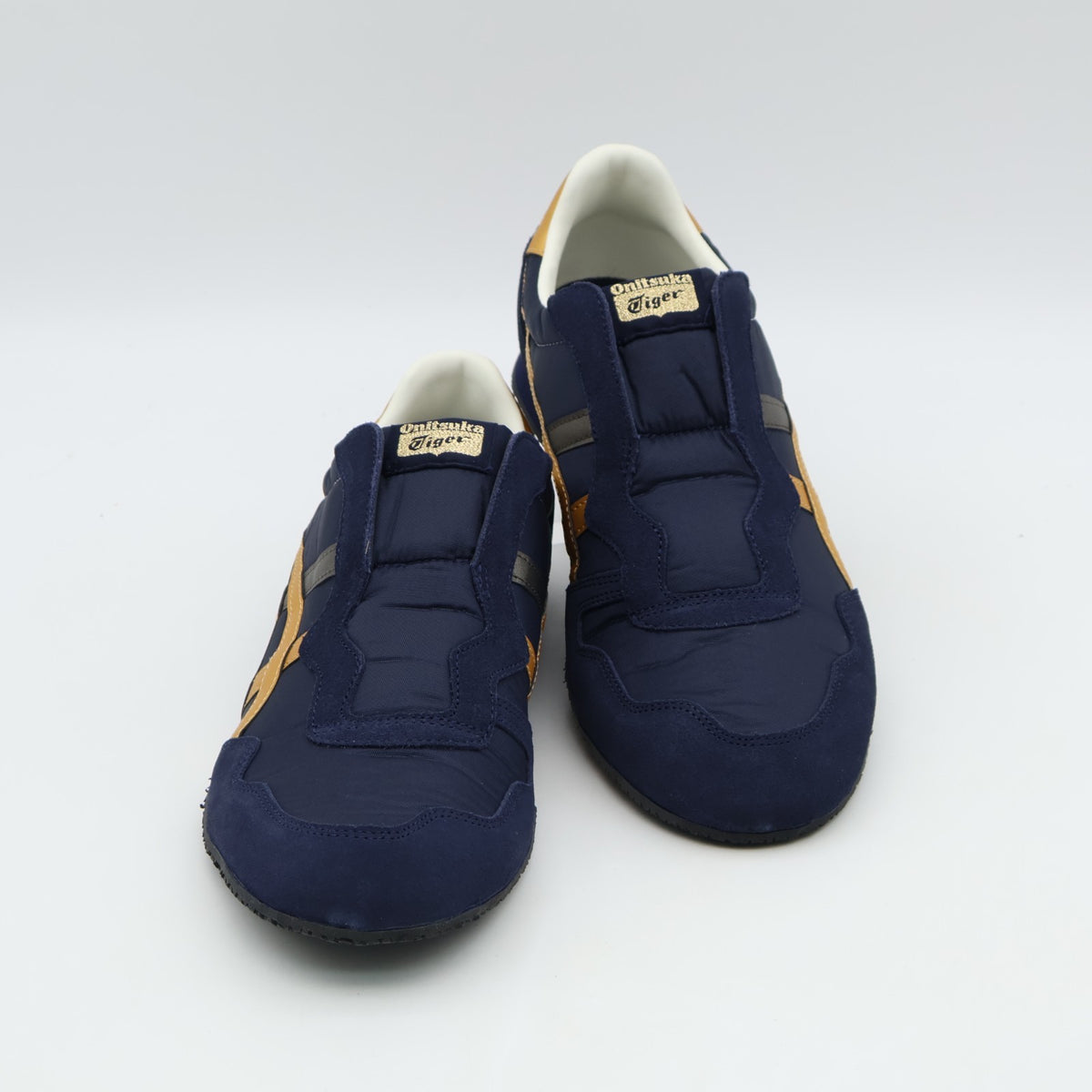 1183C615-400 Onitsuka Tiger Serrano Slip-On Midnight/Pure Gold (Men's)