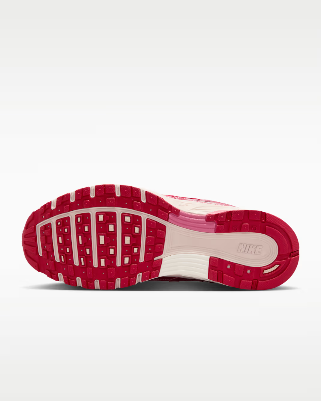 IO3496-100 Nike P-6000 Summit White Peony Team Crimson Silt Red (Women's)