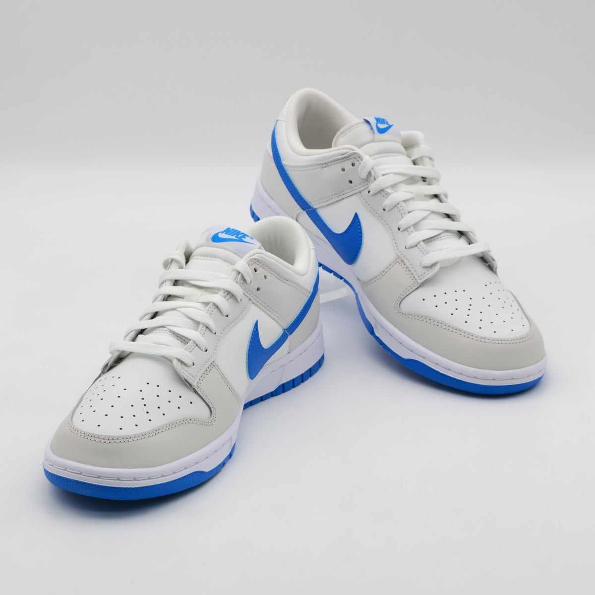 DV0831-108 Nike Dunk Low Summit White Photo Blue Platinum Tint (Men's)