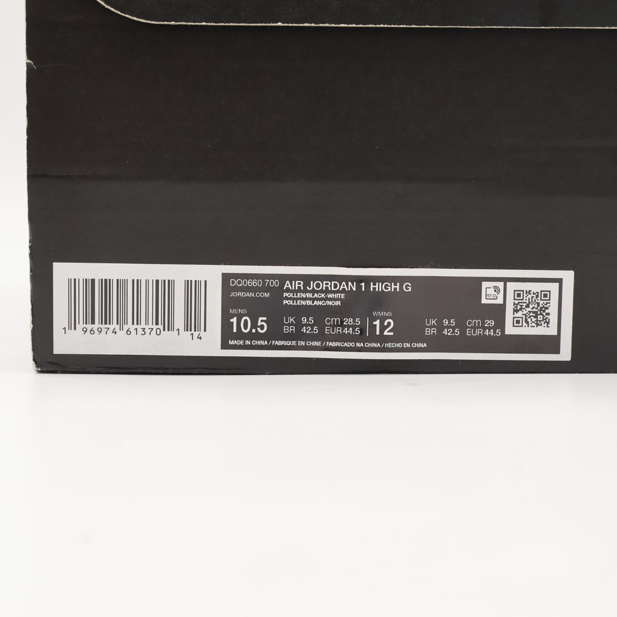 DQ0660-700 Nike Air Jordan 1 High Golf Pollen (Men's)
