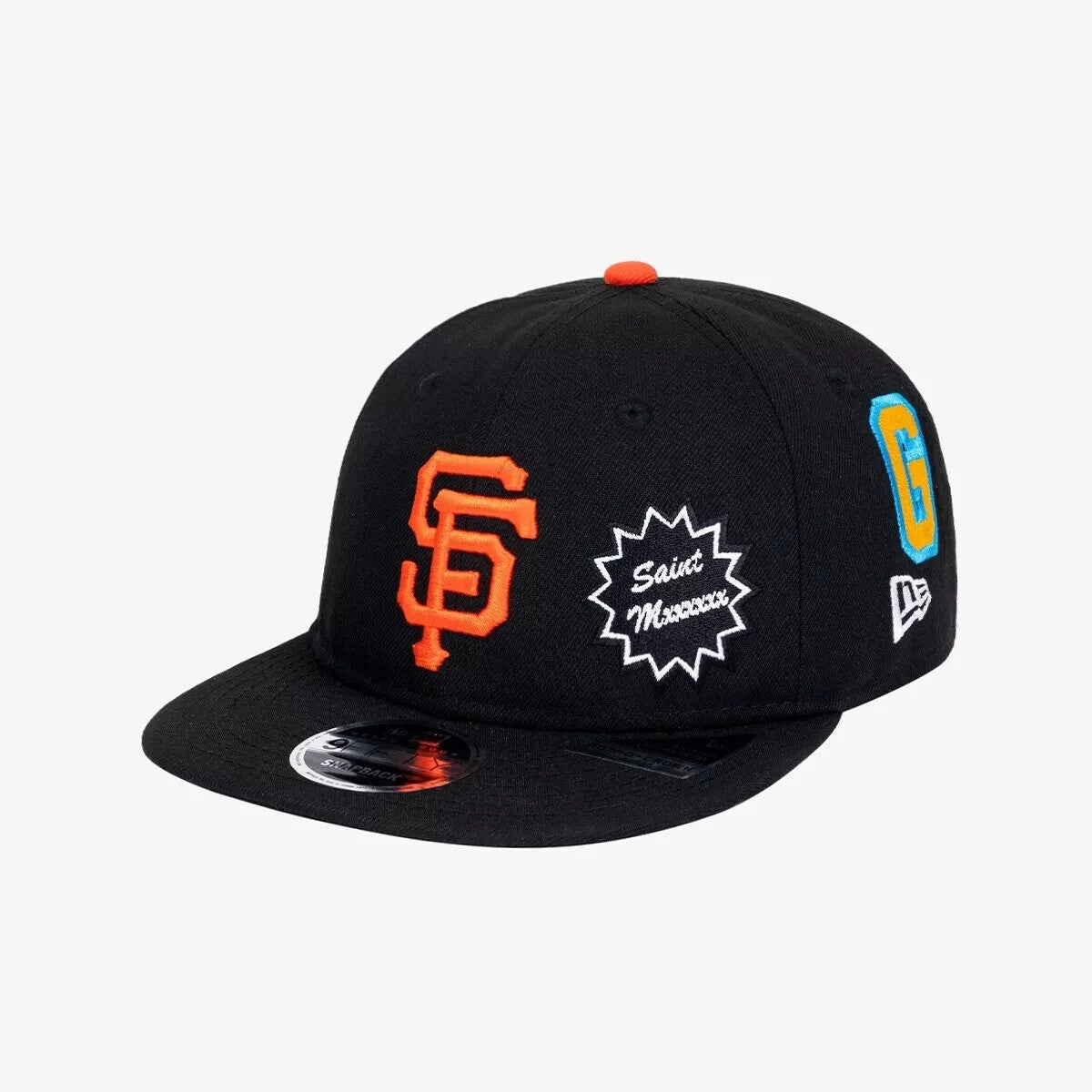 NEW ERA x SAINT Mxxxxxx x MLB Retro Crown 9Fifty San Francisco Giants Black