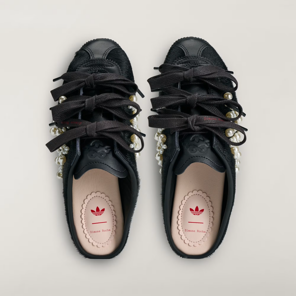 KH7275 Simone Rocha Ã adidas Japan Slip-On Pony Hair "Core Black" (Women's)