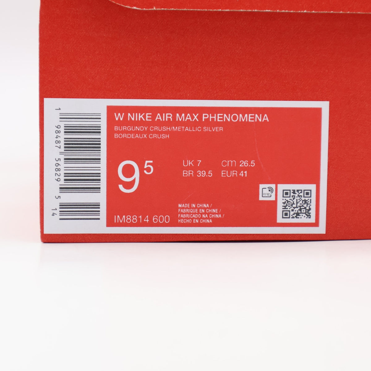 IM8814-600 Nike Air Max Phenomena Burgundy Crush (Women's)
