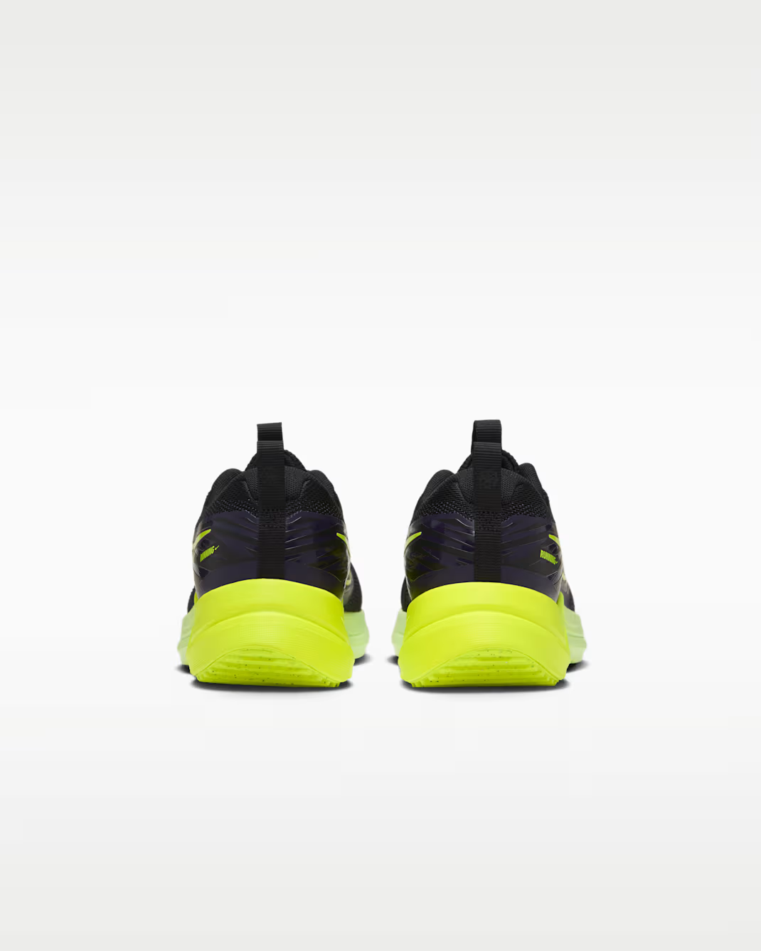IU8571-032 Nike GS Cosmic Runner "Black/Purple Dynasty/Barely Volt/Lemon Venom"