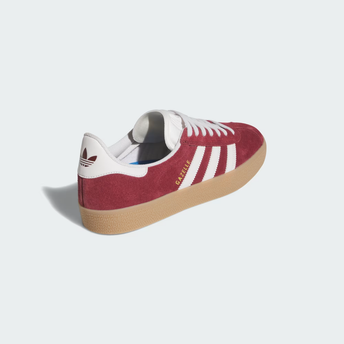 JR2000 adidas Originals Gazelle ADV Shadow Red Crystal White Gold (Men's)